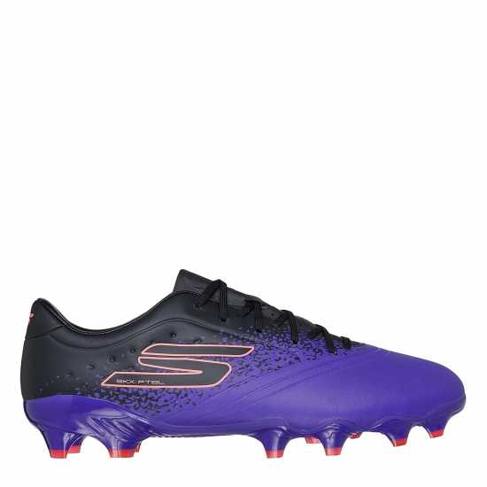 Skechers Razor Gold Firm Ground Football Boots Purple/Black 