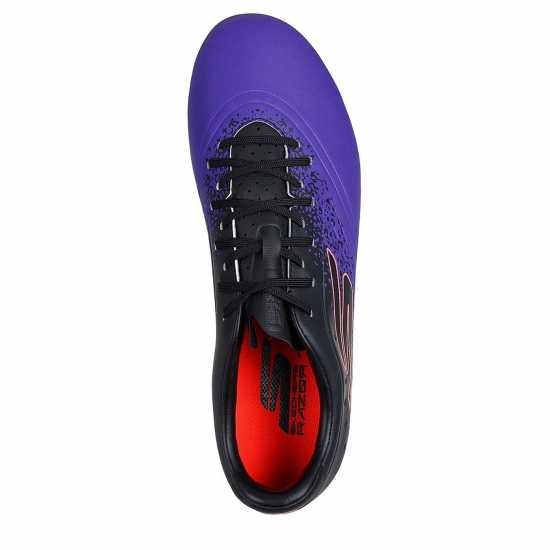 Skechers Razor Gold Firm Ground Football Boots Purple/Black 