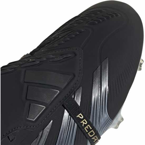 Adidas Predator Elite Fold-Over Tongue Firm Ground Football Boots Core Black/Crbn Футболни стоножки