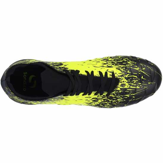 Sondico Blaze Firm Ground Football Boots Black/Yellow Футболни стоножки