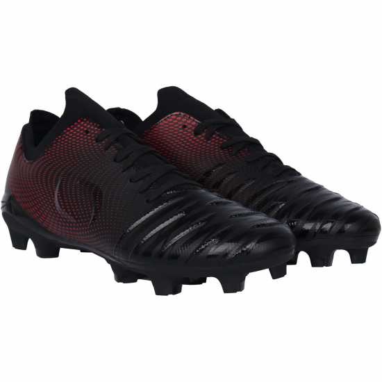 Sondico Blaze Firm Ground Football Boots Черно/Червено Футболни стоножки