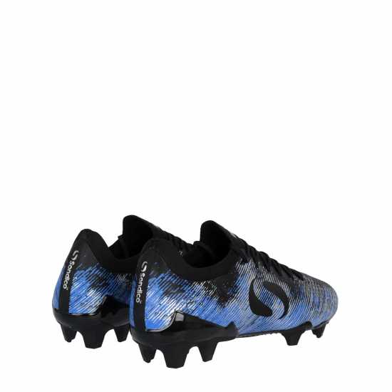 Sondico Blaze Firm Ground Football Boots Черно/Синьо Футболни стоножки