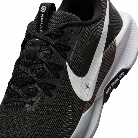 Nike ReactX Pegasus Trail 5 Men's Trail Running Shoes Черно/Сиво Мъжки туристически обувки