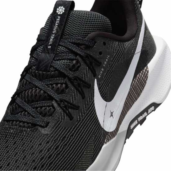 Nike ReactX Pegasus Trail 5 Women's Trail Running Shoes Черно/Сиво Дамски туристически обувки