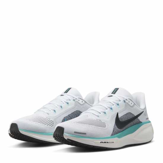 Nike Мъжки Обувки За Бягане Pegasus 41 Road Running Shoes Mens Бяло/Синьо Мъжки високи кецове