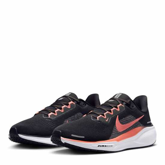 Nike Мъжки Обувки За Бягане Pegasus 41 Road Running Shoes Mens Черно/Див манго Мъжки маратонки за бягане