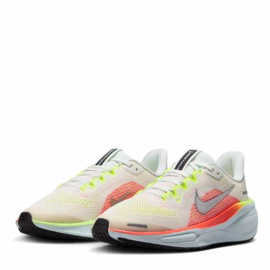 Nike Юношески Обувки Air Zoom Pegasus 41 Road Running Shoes Juniors Връхно бяло Детски маратонки