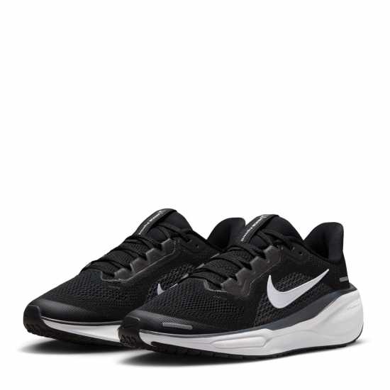 Nike Юношески Обувки Air Zoom Pegasus 41 Road Running Shoes Juniors Черно/Бяло Детски маратонки