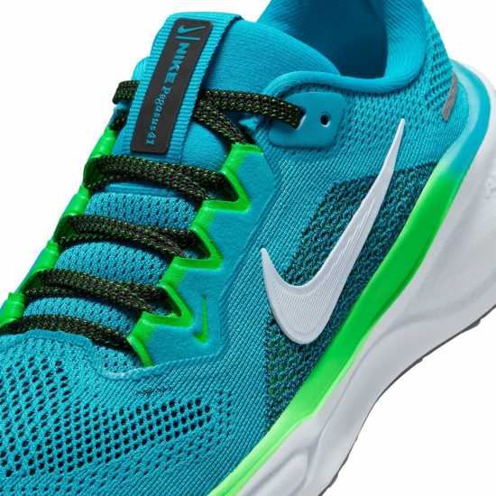 Nike Юношески Обувки Air Zoom Pegasus 41 Road Running Shoes Juniors Синьо/Сиво Детски маратонки