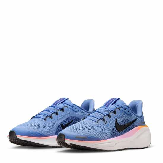 Nike Юношески Обувки Air Zoom Pegasus 41 Road Running Shoes Juniors Кралски пулс 