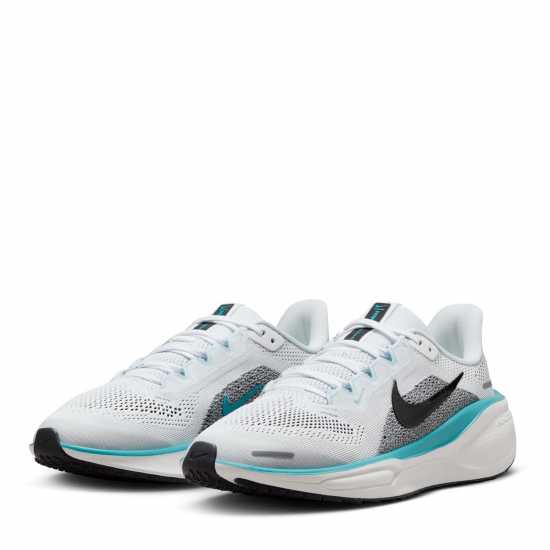 Nike Юношески Обувки Air Zoom Pegasus 41 Road Running Shoes Juniors Бяло/Синьо Детски маратонки