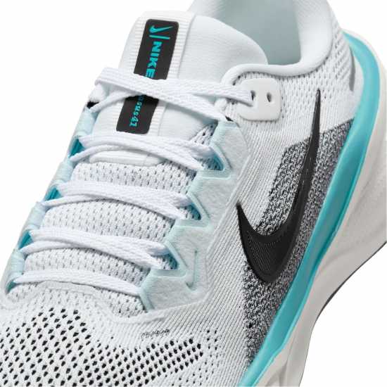 Nike Юношески Обувки Air Zoom Pegasus 41 Road Running Shoes Juniors Бяло/Синьо Детски маратонки