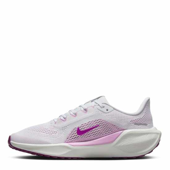 Nike Юношески Обувки Air Zoom Pegasus 41 Road Running Shoes Juniors Бяло/Виолетово Детски маратонки