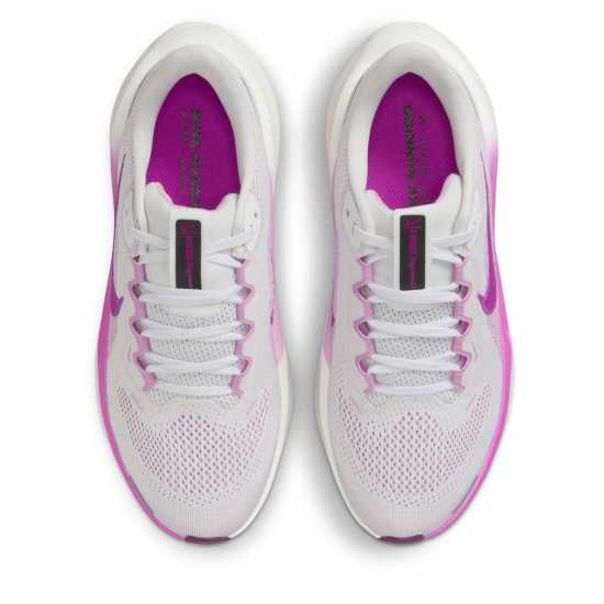 Nike Юношески Обувки Air Zoom Pegasus 41 Road Running Shoes Juniors Бяло/Виолетово Детски маратонки