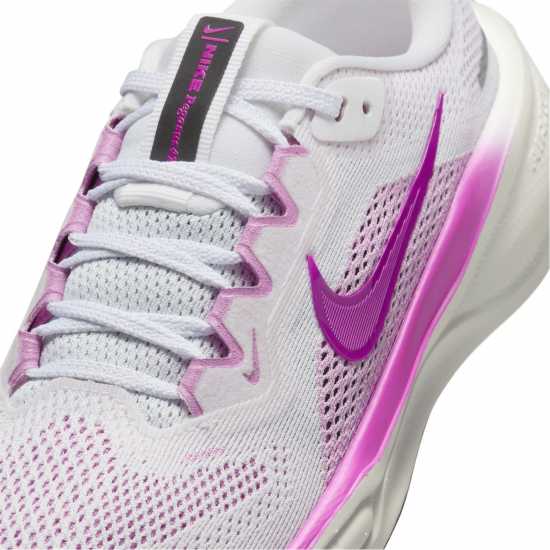 Nike Юношески Обувки Air Zoom Pegasus 41 Road Running Shoes Juniors Бяло/Виолетово Детски маратонки