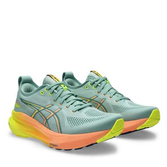 Asics Gel-Kayano 31 Running Shoe Mens Синьо-жълто Мъжки високи кецове