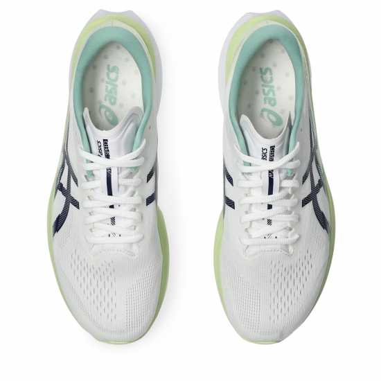 Asics Magic Speed 4 Trainers Mens Бяло/Синьо Мъжки високи кецове