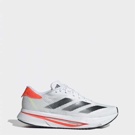 Adidas Мъжки Обувки За Бягане Adizero Sl2 Running Shoes Mens White/Orange Мъжки високи кецове