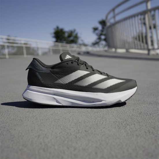 Adidas Мъжки Обувки За Бягане Adizero Sl2 Running Shoes Mens Черно/Бяло Мъжки високи кецове