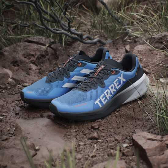 Adidas Маратонки За Бягане По Пътеки Terrex Agravic 3 Trail Running Shoes Пулс Син Мъжки туристически обувки