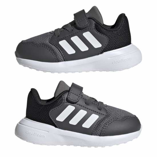 Adidas Tensaur Run 3.0 Shoes Infants Сиво Четири/Бяло Детски маратонки