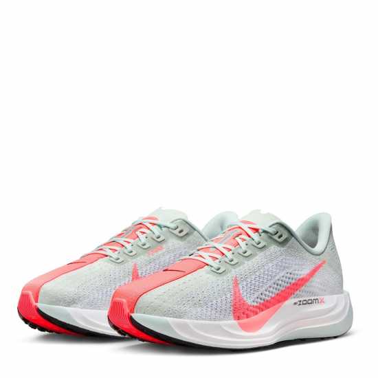 Nike Pegasus Plus Trainers Womens Сиво/Розово Дамски маратонки за бягане