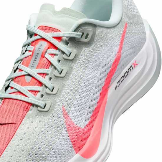 Nike Pegasus Plus Trainers Womens Сиво/Розово Дамски маратонки за бягане