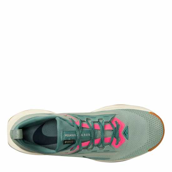 Nike Мъжки Маратонки Бягане По Пътеки Pegasus Trail 5 Gore-Tex Trail Running Shoes Mens Jade Horizon Мъжки маратонки за бягане