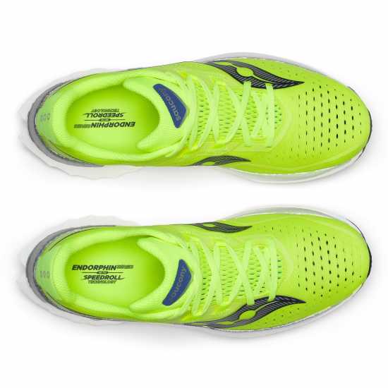 Saucony Endorphin Speed 4 Цитрон/Морско синьо Мъжки високи кецове