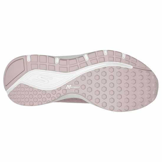 Skechers Engineered Mesh Lace Up Road Running Shoes Womens Мави Атлетика