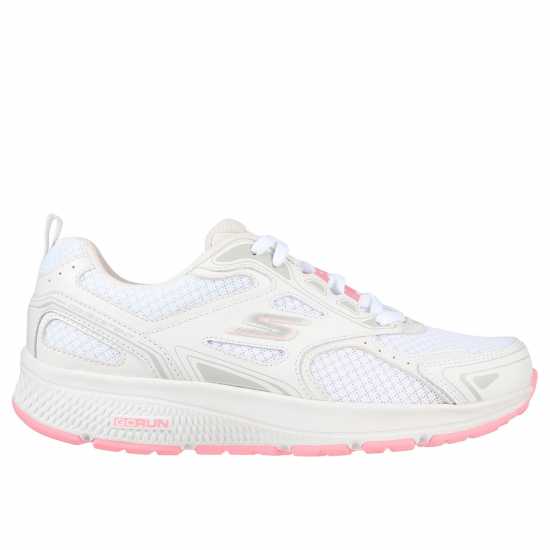 Skechers Go Run Consistent Road Running Shoes Womens Бяло/Розово Атлетика