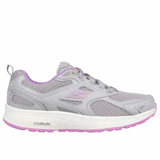 Skechers Go Run Consistent Road Running Shoes Womens Сиво/Лилаво Маратонки с висок свод