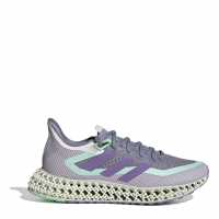 Adidas 4D Fwd Shoes Womens Road Running Лилаво Маратонки с висок свод