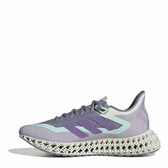 Adidas 4D Fwd Shoes Womens Road Running Лилаво Маратонки с висок свод