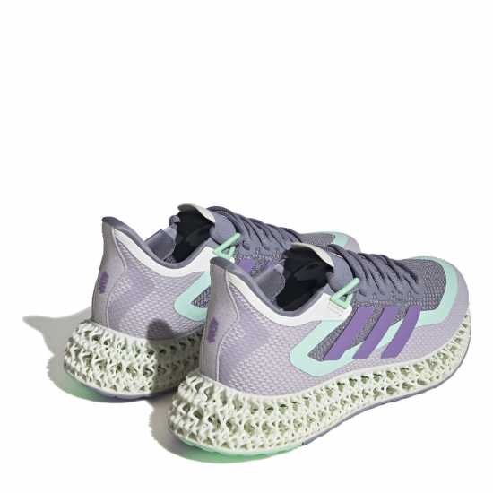 Adidas 4D Fwd Shoes Womens Road Running Лилаво Маратонки с висок свод