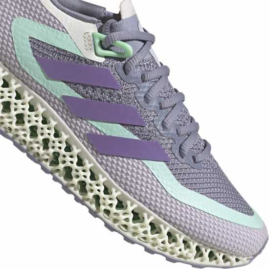 Adidas 4D Fwd Shoes Womens Road Running Лилаво Маратонки с висок свод