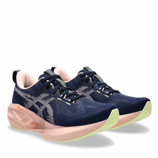 Asics Novablast 5 Womens Road Running Shoes Полунощ Атлетика