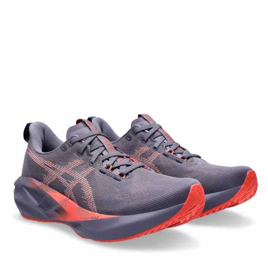 Asics Мъжки Обувки За Бягане Novablast 5 Road Running Shoes Mens Лилаво Мъжки маратонки за бягане