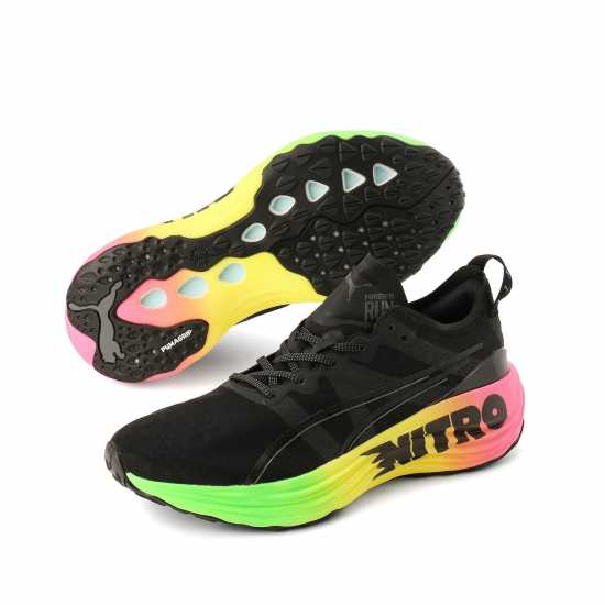 Puma Мъжки Обувки За Бягане Foreverrun Nitro Futrograde Road Running Shoes Mens Зелено/Черно Мъжки високи кецове