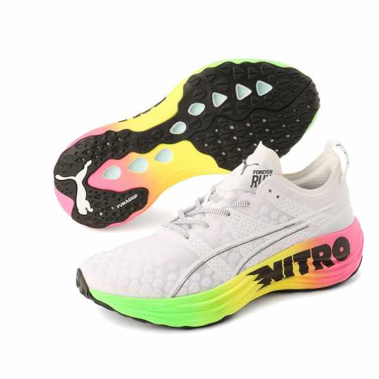 Puma Мъжки Обувки За Бягане Foreverrun Nitro Futrograde Road Running Shoes Mens Зелено/Бяло Мъжки високи кецове