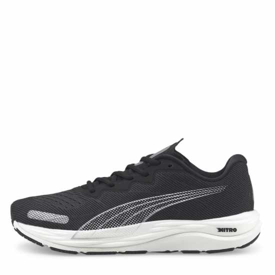 Puma Мъжки Обувки За Бягане Velocity Nitro 2 Running Shoes Mens Black/White Мъжки високи кецове