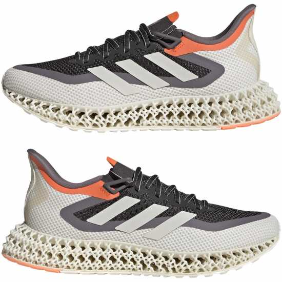 adidas 4DFWD 2 Men's Running Shoes Grey/Orange Мъжки високи кецове