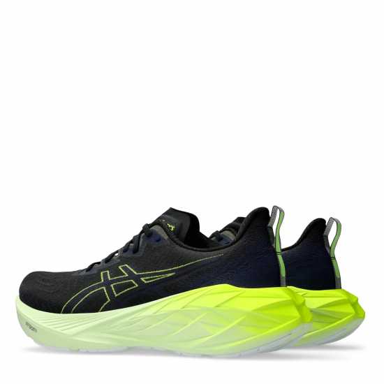 Asics Мъжки Обувки За Бягане Novablast 4 Running Shoes Mens Черно/Синьо Мъжки високи кецове