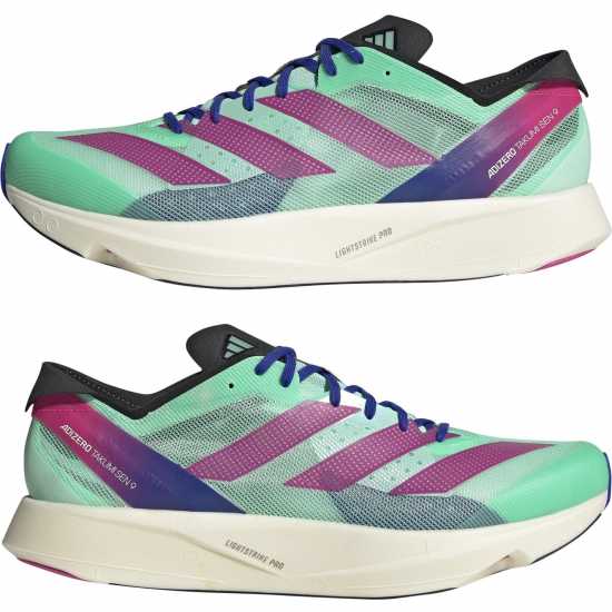 adidas Takumi Sen 9 Men's Running Shoes Зелено/Лилаво 