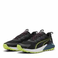 Puma Мъжки Маратонки За Бягане Magnify Nitro Knit Mens Running Shoes Черно/Лайм/Синьо 