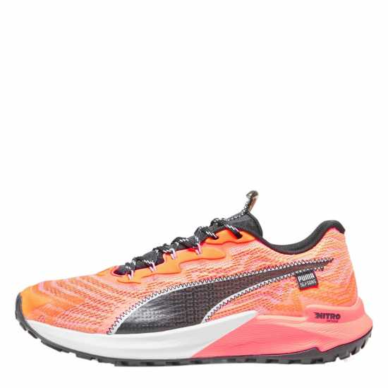 Puma Мъжки Маратонки За Бягане Magnify Nitro Knit Mens Running Shoes Неонсън/Мулт 