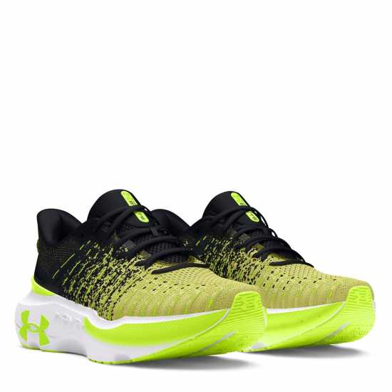 Under Armour Мъжки Обувки За Бягане Infinite Elite Running Shoes Mens Black/Yellow Мъжки високи кецове