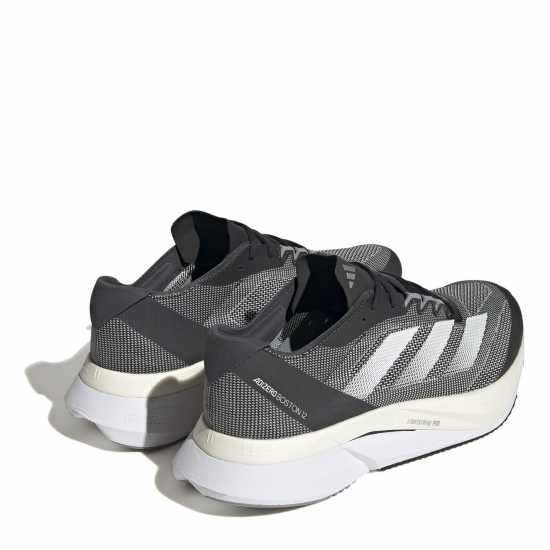 Adidas Мъжки Маратонки За Бягане Adizero Boston 12 Mens Running Shoes Черно/Бяло 