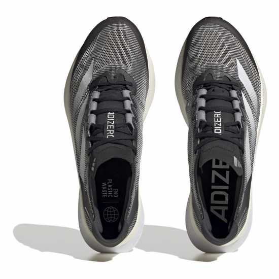 Adidas Мъжки Маратонки За Бягане Adizero Boston 12 Mens Running Shoes Черно/Бяло 