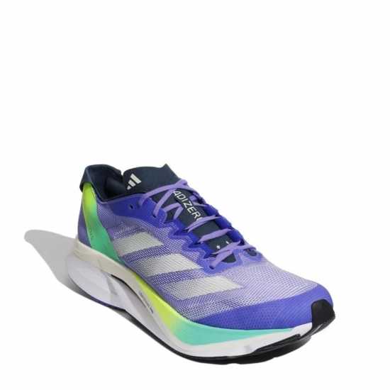 Adidas Мъжки Маратонки За Бягане Adizero Boston 12 Mens Running Shoes Кобалтово синьо Маратонки с висок свод